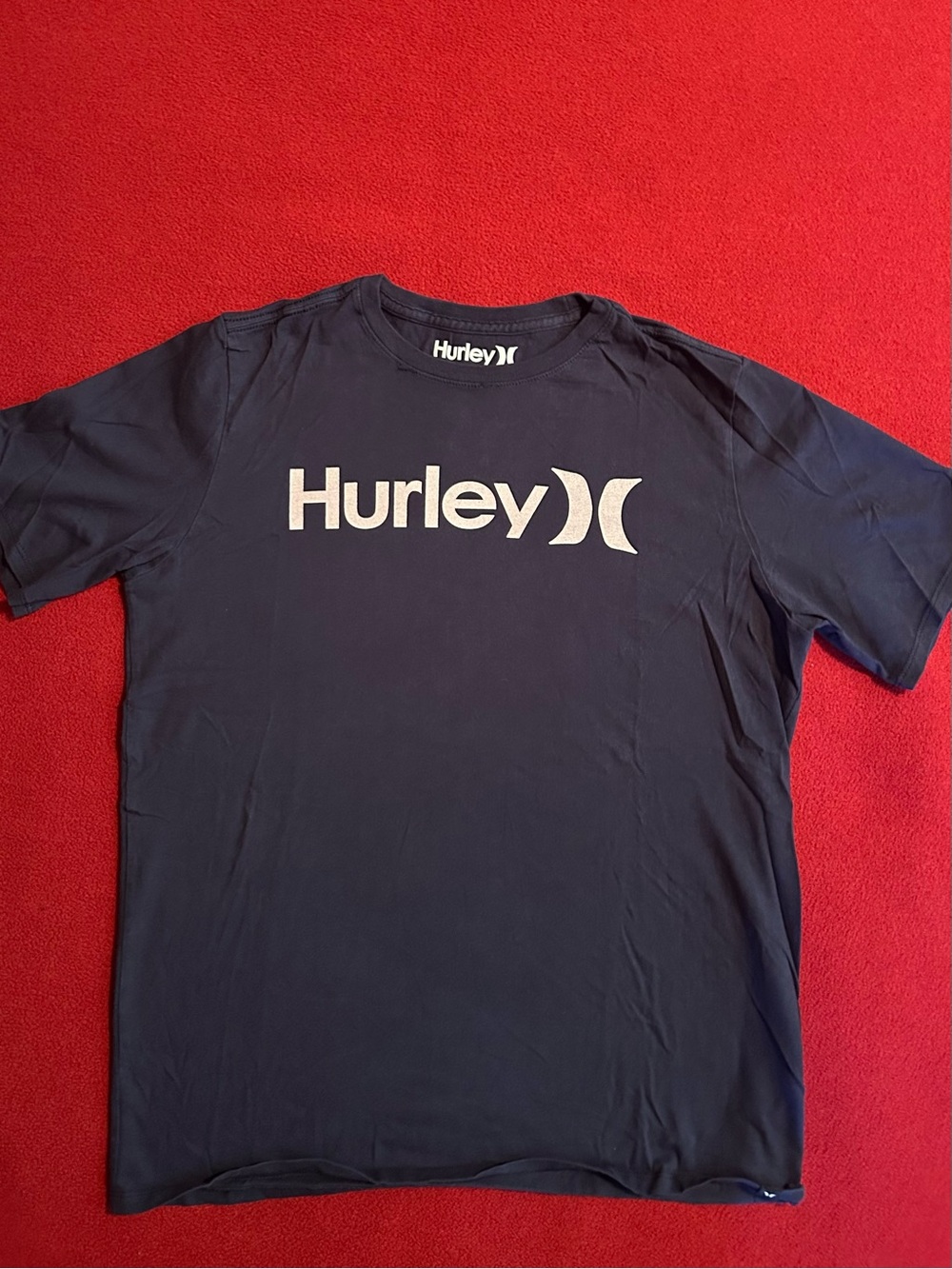 Hurley Navy Blue Logo Tee